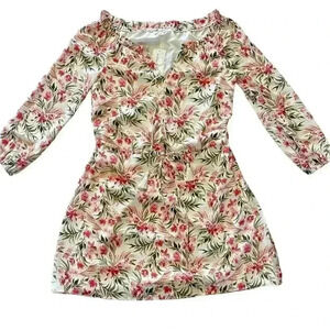 Maison Jules NWT Floral V-Neck Dress Size 2